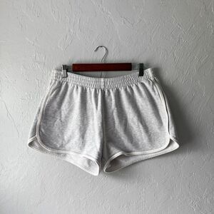 Aerie Gray Sporty Lounge Preppy Short Shorts
